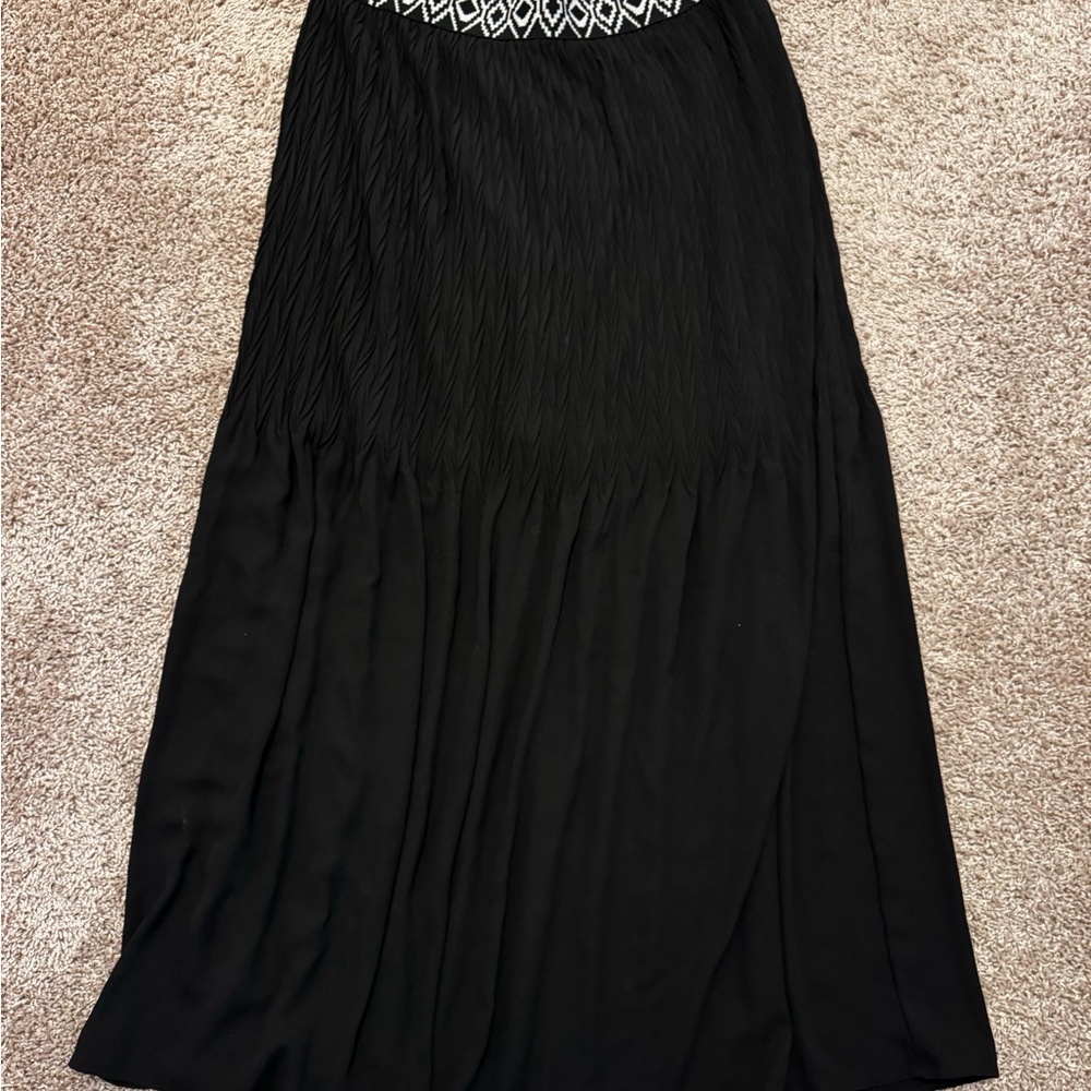 Elegant Black Maxi Skirt